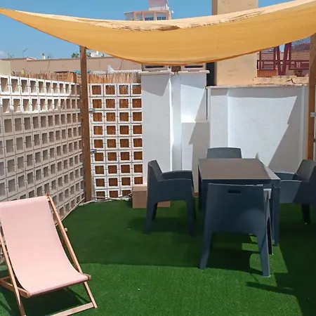 Estudio Centro Terraza Y Barbacoa アパート マラガ